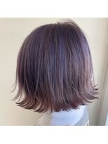 ヘアビータ 松前店(HAIR vita)&nbsp;【vita/ren】外ハネボブ×ラベンダーアッシュ