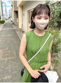 切りっぱなし外はねボブ