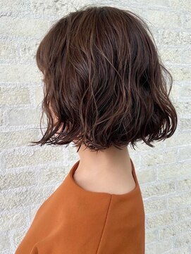 トップヘアーラウンジ 知立(TOP HAIR Lounge) エアリーボブ/アースカラー/前髪パーマ
