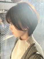 バーチュー(virtue)&nbsp;●大人かわいい小顔ひし形ショートボブ30代40代50代