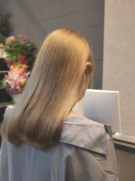 ルーツ(Roots) goro today's style☆ハイトーンミルクティー/ダブルカラー