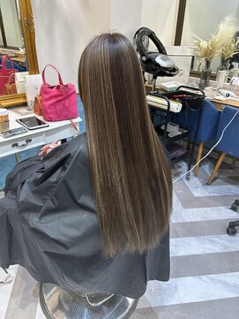 ロンドアベニール 北千住(Lond avenir) コントラストハイライト☆ケアブリーチ/ダブルカラー[北千住]