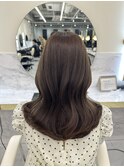 グレージュカラー/シルキーベージュ/斜めバング[梅田/大阪]