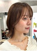 30代40代大人女性/前髪ありショートボブ/ショートヘア/髪質改善