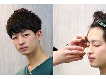 フリリ 新宿(Hulili men's hair salon)の雰囲気（メンズカットコース、眉毛カット付きます。(白髪染め/縮毛矯正)）