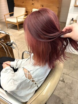 メロウマン(mellowman) インナーカラー20代30代40代ハイライトブリーチダブルカラー立川