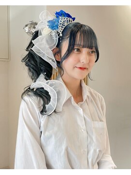 ムーン バイ ケンジ(moon by KENJE) 【hinari】#体育祭ヘアセット #サイドポニーテール