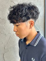 ニアウ 高崎店(Niau)&nbsp;スペインカールメンズパーマバーバーフェード外国人風パーマ高崎