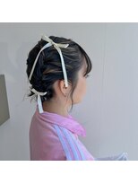 美容室 アイディー i-dee&nbsp;リボンアレンジ