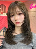 ストレートアイロンで作る内巻きカット