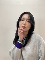 ヘアーアンドメイクアップモパ 前髪ニュアンスパーマ