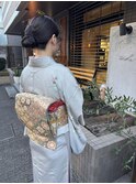 訪問着着付けヘアセット
