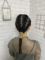 ベルデイズ 横浜西口店(BELDAYS)&nbsp;海外風編み込みポニーテール