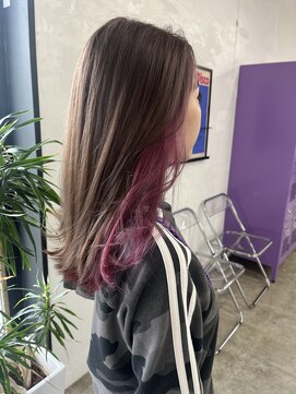 イロ バイ ミロク(ILO by miloc) greyige × inner pink