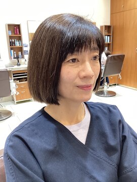 ピークアブー アヴェダ アトレ恵比寿(PEEK-A-BOO AVEDA) ワンレングスベージュカラー