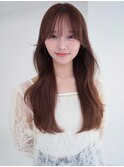 ANGELICA 韓国風 巻き髪 ナチュラルベージュ