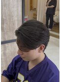 大分フェザーパーマ刈り上げレイヤーツーブロック