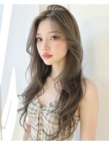 ブロウ ネックス ザ サロン 表参道(VLOW nex the salon)&nbsp;ヘーゼルレイヤーロング 表参道【韓国vlow style＃12】