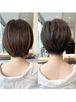 バンプ ギンザ(BUMP GINZA) 30代40代50代大人女子スッキリ涼しく夏ショート透明感カラー er