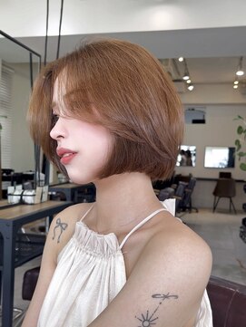 コート 表参道(Cote) レイヤーロング/韓国レイヤー ショコラブラウンオリーブベージュ