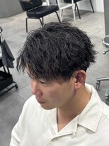オーバルバイアピッシュ(OVARL by apish) 縦落ちパーマ/ツイスパ/センターパート/メンズパーマ