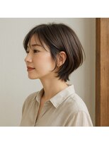 スープレックス ヘアーデザイン(SOUPREX HAIR DESIGN) 大人ナチュラルショートボブ 20代 30代 40代 50代 60代髪質改善
