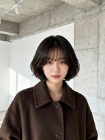 エイチ 大阪梅田(H)&nbsp;ハンサムショートタッセルボブパーマレイヤーボブハイライト