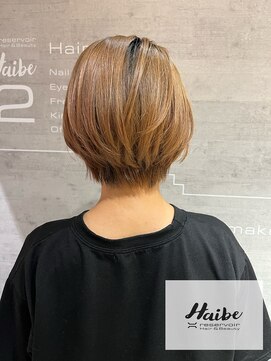 レザボアハイブ(reservoir Haibe) 30代40代ショート（白髪ぼかし）