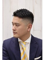 ヨシザワインク プレミアム 横浜 桜木町店(YOSHIZAWA Inc. PREMIUM) ジェントルハイフェードスパイキーフェザーアップメンズショート