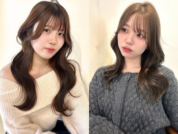 アモレット 天文館店(amoretto)の写真/天文館の女性専用美容院*前髪/顔周りで叶える小顔見せが人気◎トレンド×似合わせ力で「かわいい」を叶える