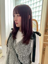 ロマーリ(LOMARLIE)&nbsp;韓国レイヤー20代30代ピンクベージュ髪質改善カラー