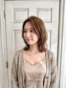アロマヘアルーム 横浜店(AROMA hair room) イメチェン/前髪/外ハネボブ/ミディアムボブ/顔周りレイヤーボブ
