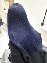 ヴィア 京都烏丸(Via) ネイビーブルー/ブルーラベンダー/ブリーチ/髪質改善/10代20代