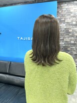 タジサスヘアー(TAJISAS HAIR) ▼オリーブベージュ×ロブ