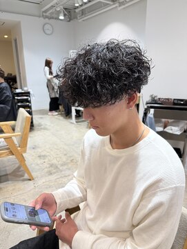 コレット 宇都宮(collet Gigi) シャドウパーマ メンズマッシュ  メンズカット