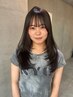 【学割U24＊平日限定＊】カット＋透明感カラー＋超音波トリートメント￥7500