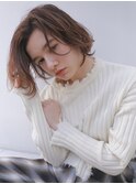 無造作くせ毛風ボブ