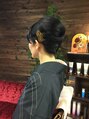 ミックスカール(Mixcurl) 和装夜会風アップ【ヘアセット/結婚式、披露宴/代田橋】