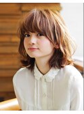 柔らかニュアンスヘアで小顔に導く／橋本　ザシー　アフロート