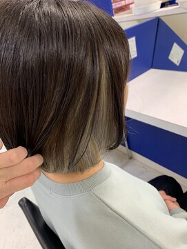 ユニティ 市名坂店(Unity) インナーカラーボブ