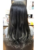 ヘアーメイク クーラ 行橋店(Hair make CURA) 艶カラー透け感グレージュ
