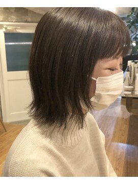 アル(AL) 【AL】小栗春花　遊び心あるウルフボブ