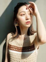 アイティー バイ アルバム 中野店(IT by ALBUM)&nbsp;お団子アレンジ_ピンクベージュクールショートボブルフ_68048