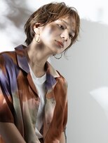 エムスラッシュ みなとみらい馬車道店(M SLASH)&nbsp;M.SLASH馬車道/ミルクティーブラウン/ハイライト/束感ショートz2