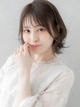 ローマ ギンザ(ROMA Ginza) 【ROMA銀座】美肌ブルーグレージュ/小顔レイヤーボブウルフ