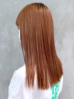 アイティーバイアルバム 藤沢店(IT by ALBUM) オレンジブラウン_ハッシュカットフルバング_ba346761