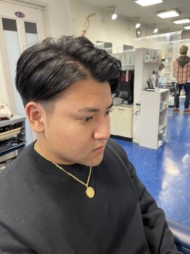 ヘアーシェルターフォーメン(Hair Shelter for men) かきあげスタイル！