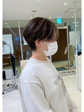 ケンジ 洋光台(KENJE) コントラストハイライトハンサムショートstyle by 田爪【洋光台