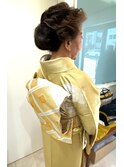 訪問着お着付け&和装ヘアセット