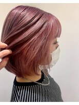 アズールサン 草加西口店(azule-sun)&nbsp;ダブルカラー　チェリーブラウン　ピンクカラー【草加】